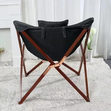 HStex Outdoor Furniture Fabric Folding butterfly Chair Camping Stool