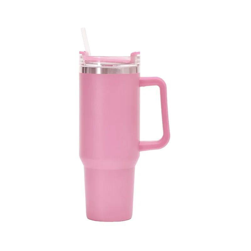 NEW Rose Gold!! Stanley Adventure Quencher Travel Tumbler Straw Cup 40 oz  41604369292 