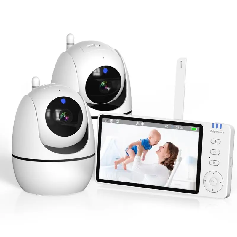 2024 New Design ABM501 Inch IPS Baby Camera 720P with Pan-Tilt Night  Vision Baby Care Products Smart Baby Monitor