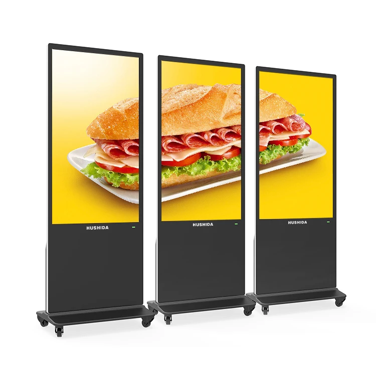 Floor Stand Android Led Vertical Kiosk 55 Inch Advertising Display Machine Interactive Video Digital Directory Kiosk Price