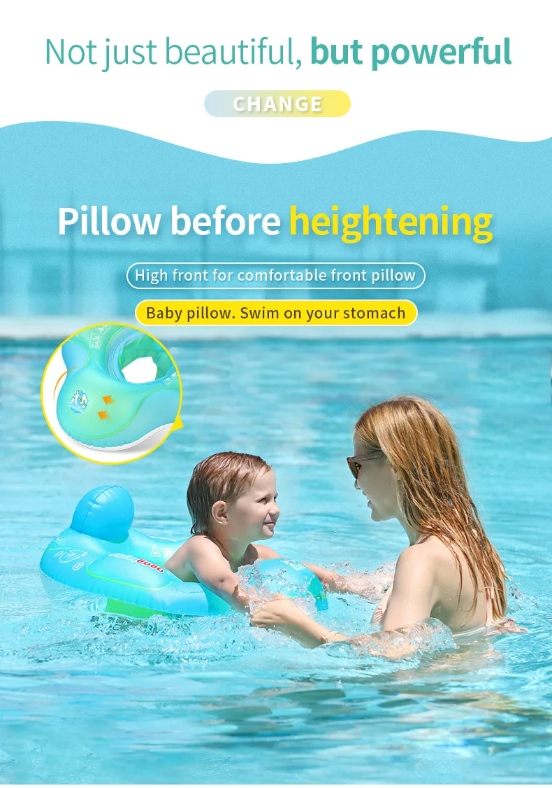 Swimbobo Environmental protection Pvc Safety Kids Seat Float Baby Swimming Ring Inflatable Seat Floating Child Floats