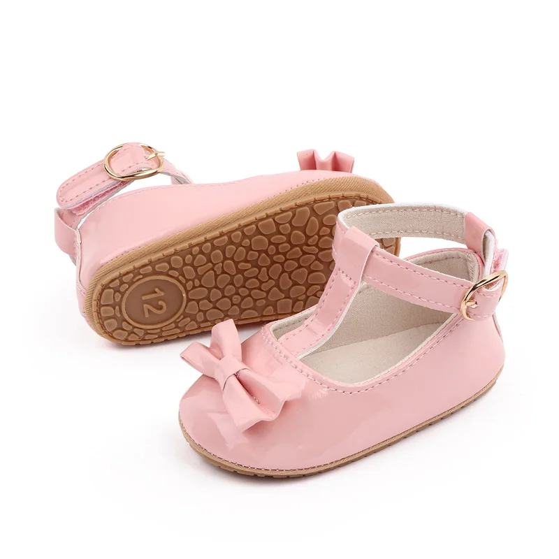 British Style Solid Color Baby Toddler Girl Shoes 2025 manufacture