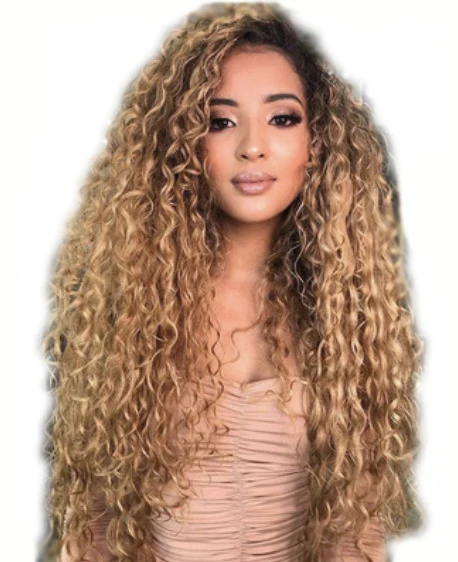 curly colored wigs