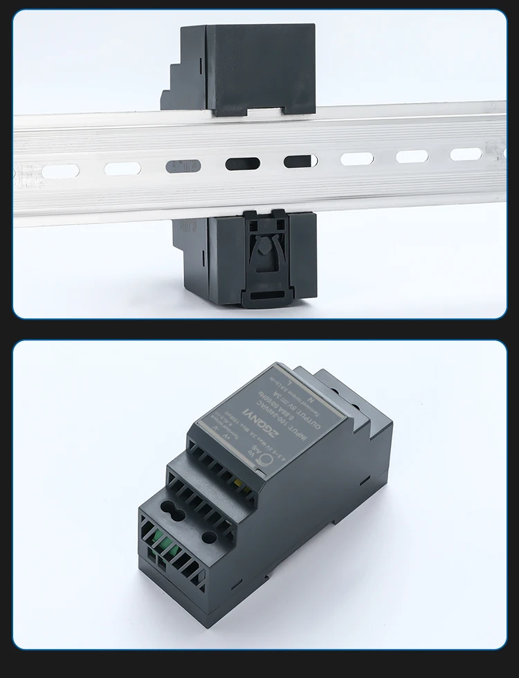 Din Rail Power Supply 30w Hdr-30-5 110v 220v Ac To Dc 5v 12v 24v Single