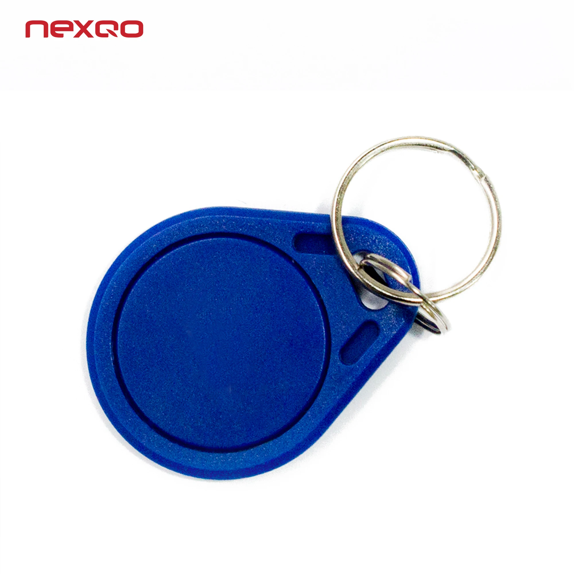 Custom Logo NFC Smart Blank Keychain Luxury 125khz RFID Tags ABS Epoxy PVC Rubber Keyfob tk4100 UHF RFID Active Key Fob Tag