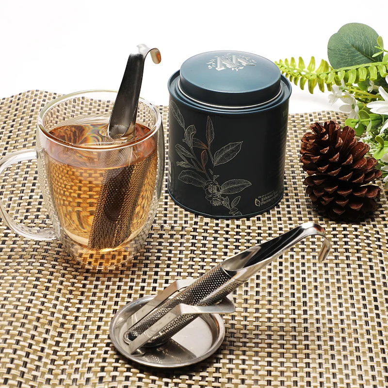 Pipe Tea Strainer Cylindrical Mesh Tea Filter Stainless Steel Unique Tube Tea Stick Infuser