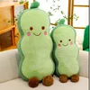 Almohada larga en forma de guisante
