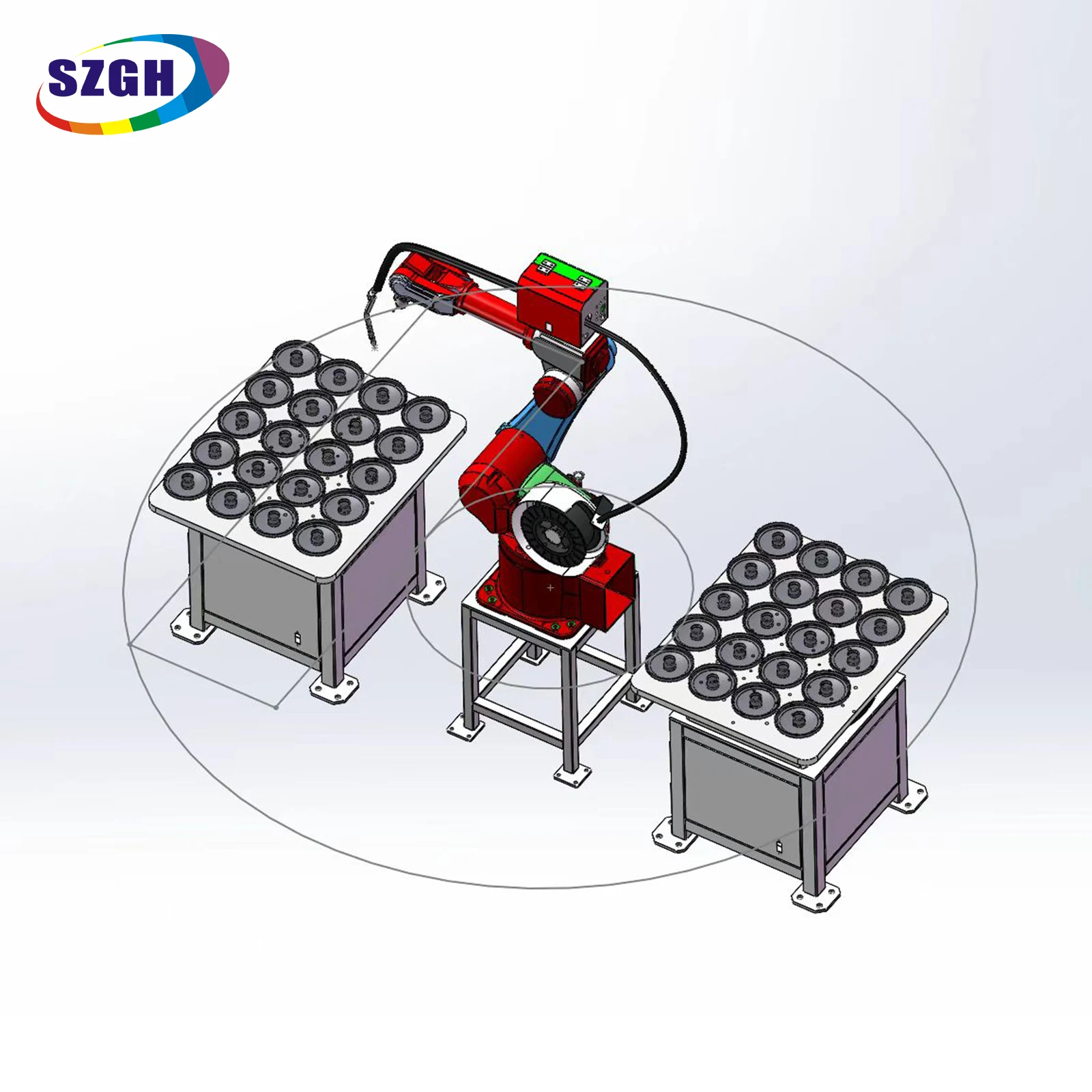 High-Speed CNC Welding Robot Arm Hydraulic Cylinder Laser Cutting Robot Welding Machine Positioner Featuring Core Motor