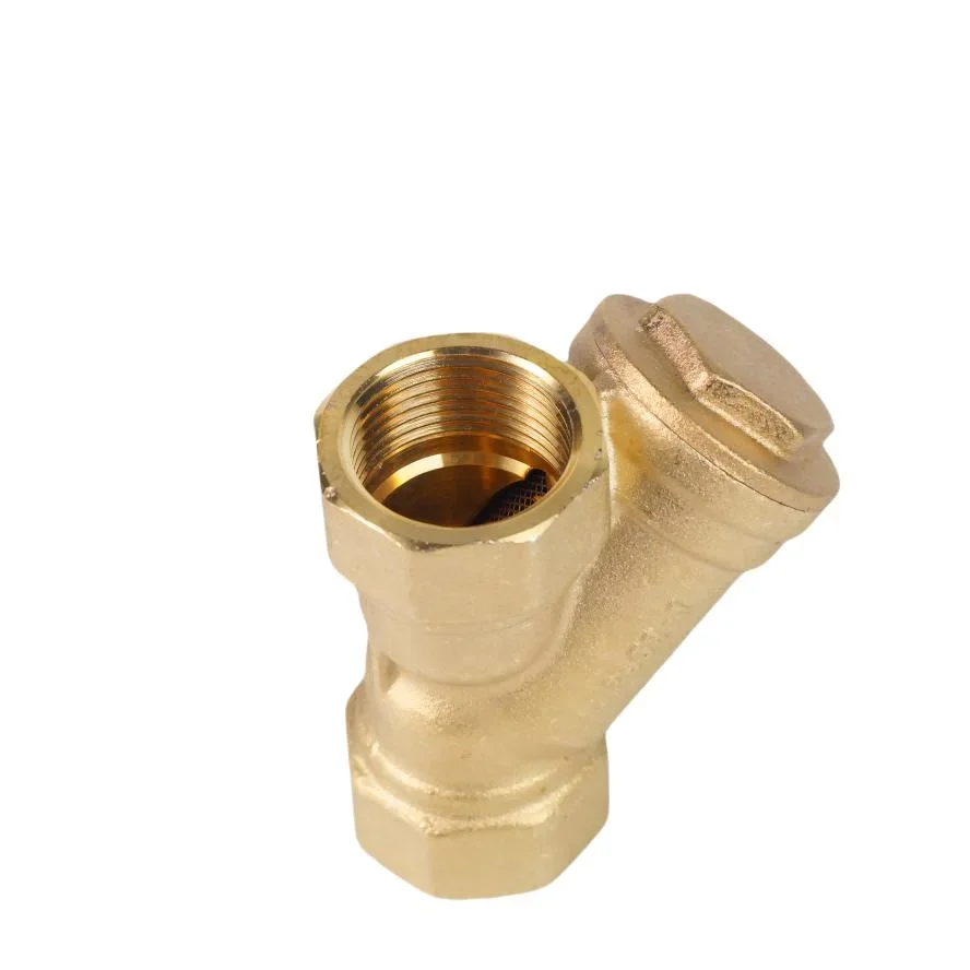 Brass Y Strainer Drain Valve Wholesale 1/2 - 2 Inch Brass Y Strainer Filter Drain Check Valve factory