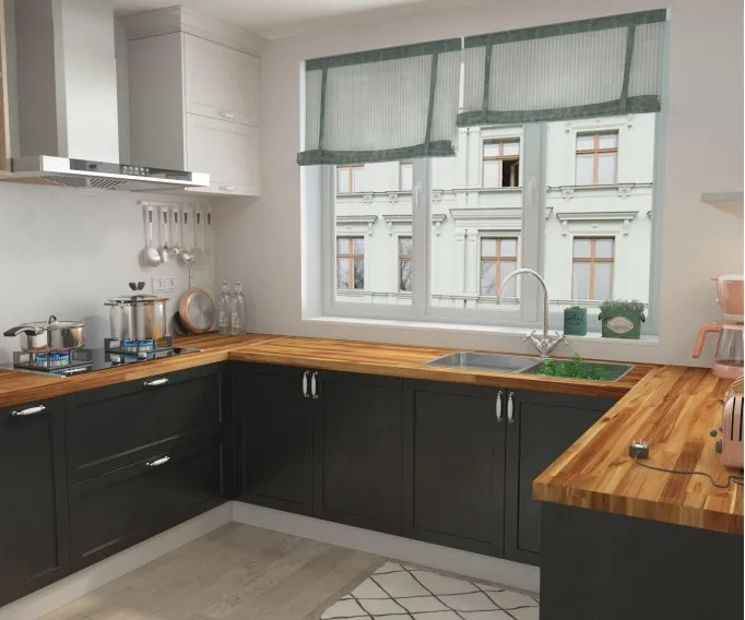 Acacia Wood Butcher Block Countertop Oiled Solid Teak Countertop Live