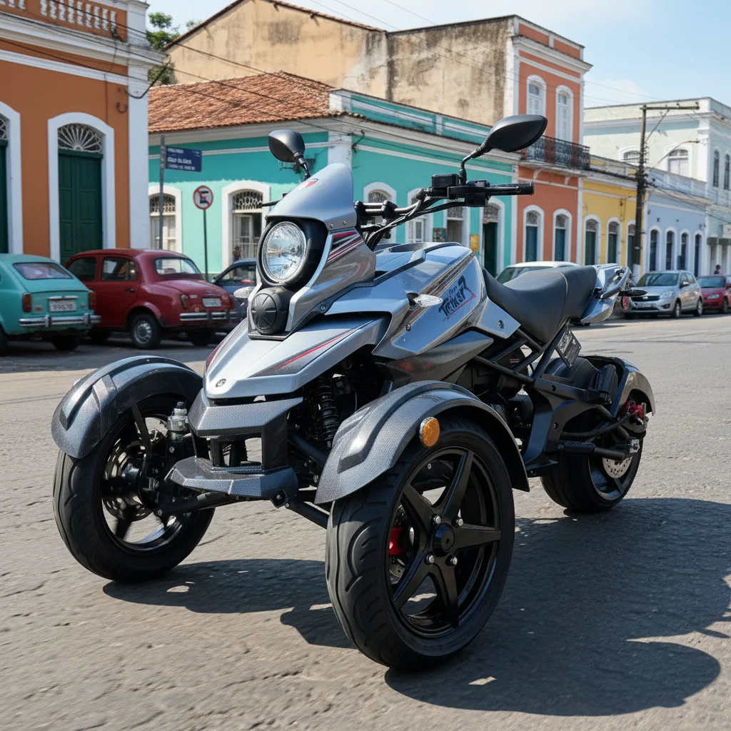 200CC Triker Three Wheel Motorcycle - Reliable 200cc Engine, Disc