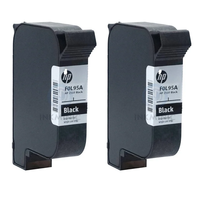 Black F0L13B Solvent Based TIJ 2.5 Printer H P2590 Ink Cartridge