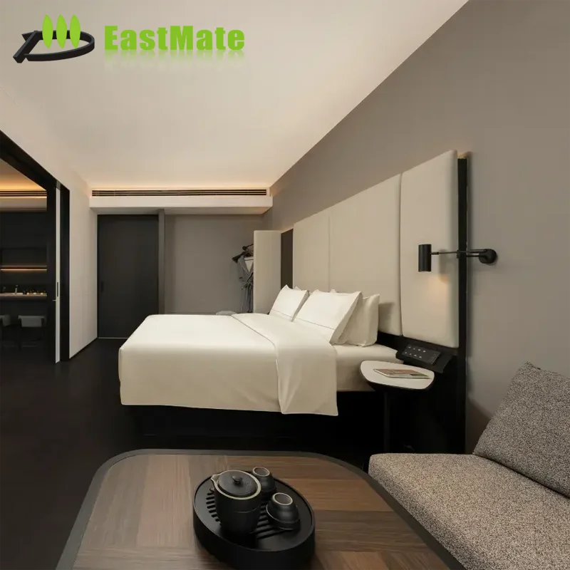 High-end Modern Luxury Customized Full Room Furnishings King Bed Suite with Storage for 5 Star Hotel Guest Rooms