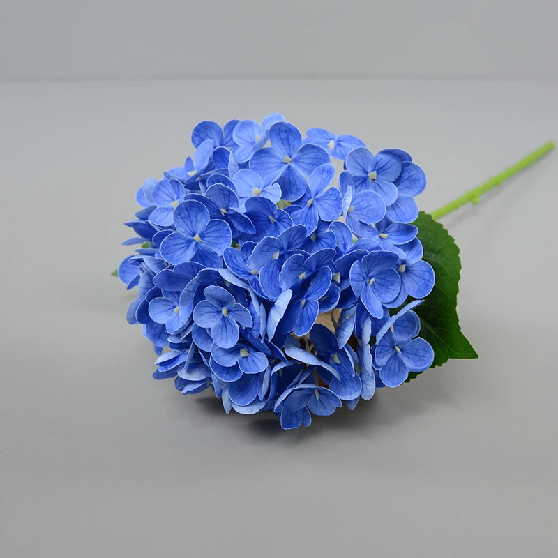 Hot Selling Artificial Hydrangea Long Stem Latex Hydrangea Real Touch