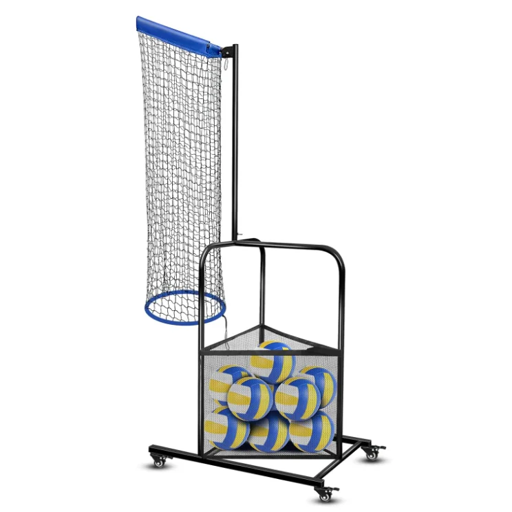 Volleyball Setter Trainer Net Adjustable Angle Volleyball Target Net for Indoor/Outdoor Practice Volleyball Training Equipment