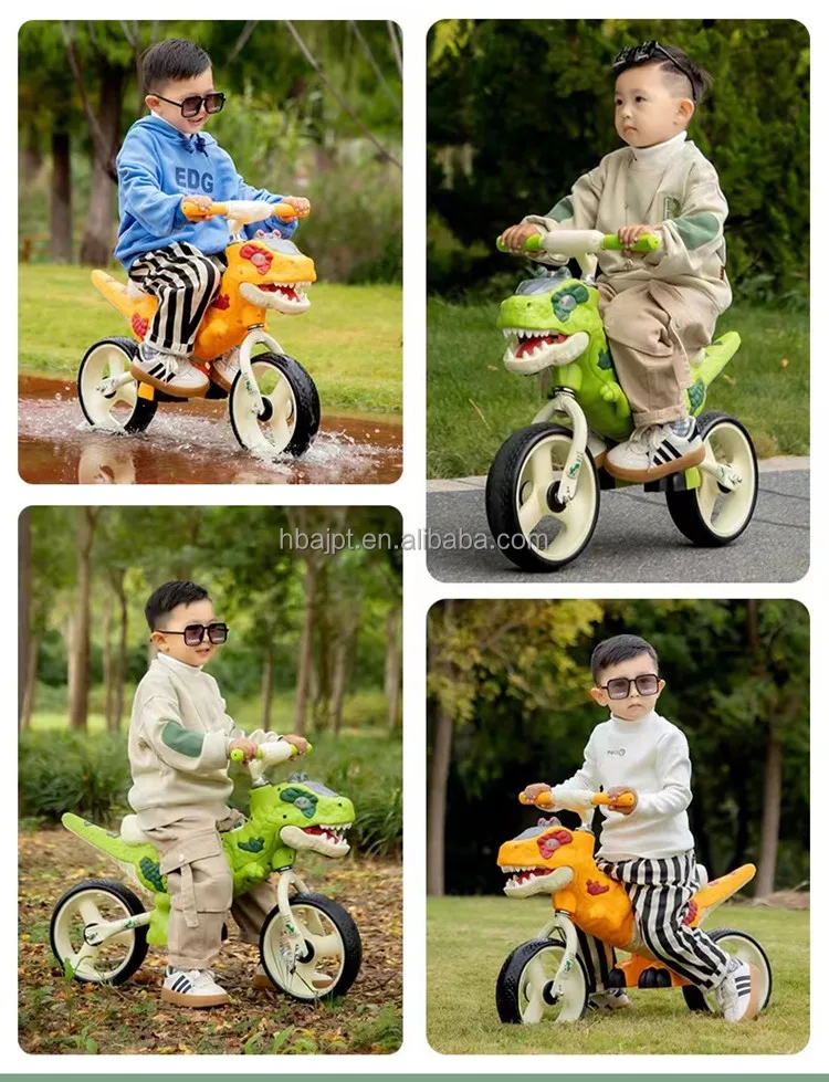 dinosaur balance bike