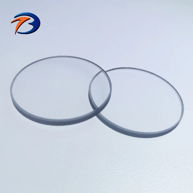 Optical glass wafer optical flat glass caf2 windows ir round caf2 calcium fluoride optical instrument