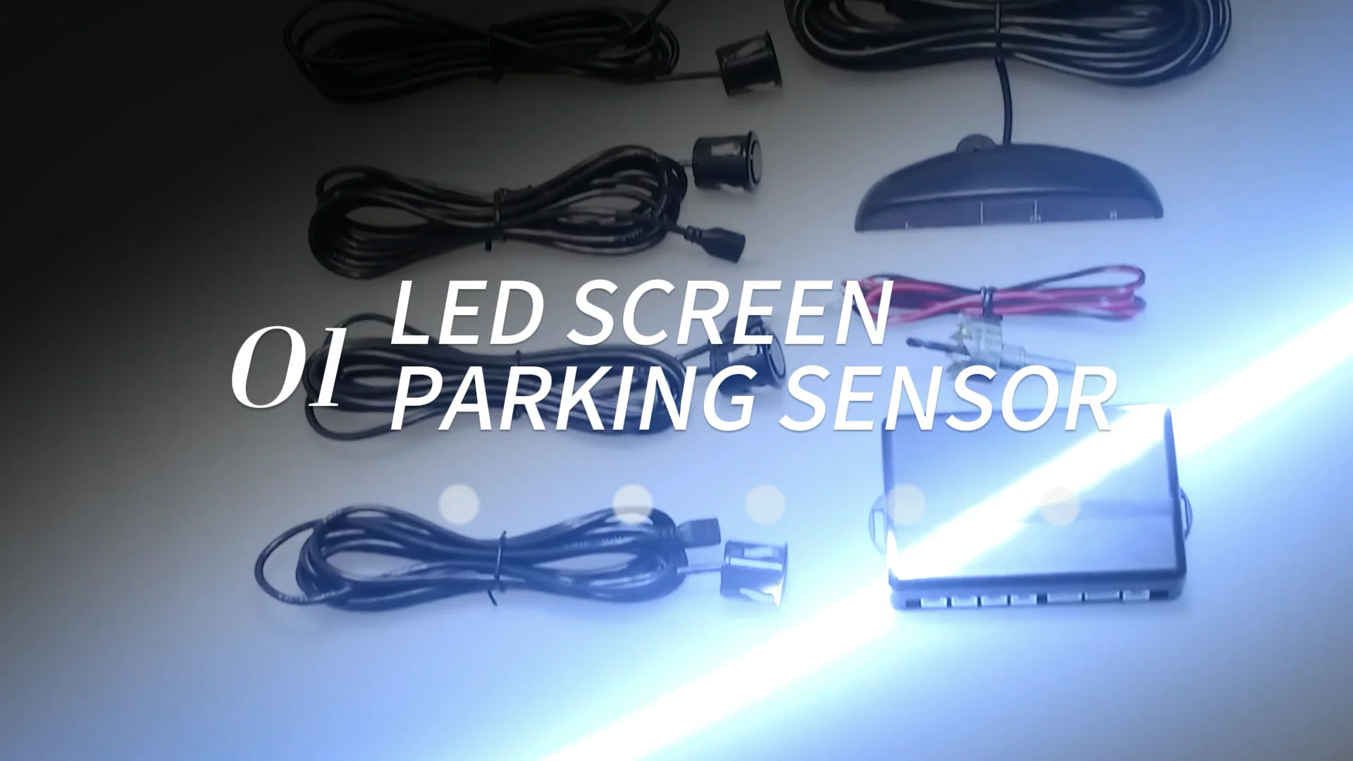 4 Sensors Car Parking Sensors System Reverse Camera With Parking Sensor Led Parking Display