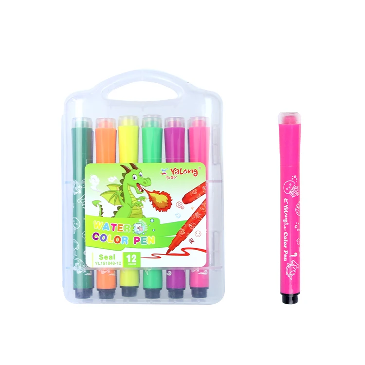 yalong washable 12 colors with stamp