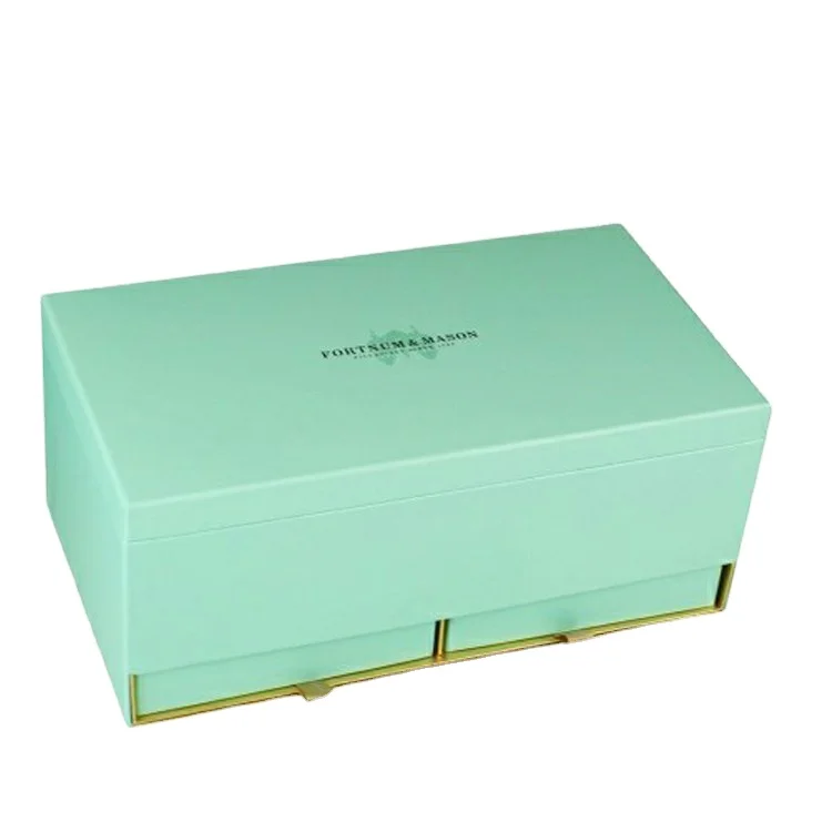Custom Double  Layer Champagne Packaging Box Wine Cardboard Gift Box With Chocolate Drawer Set Packaging