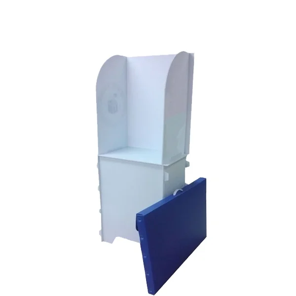 Portable Corflute Plastic Cardboard Polling Booth Collapsible Voting Booth