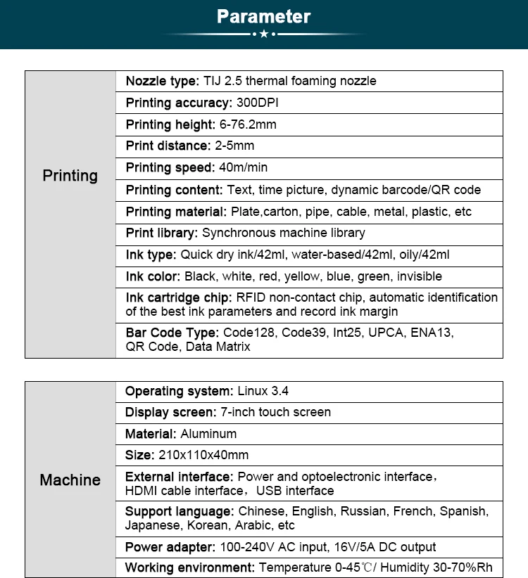 High Speed Industrial Online Inkjet Printer With Multiheads For Batch