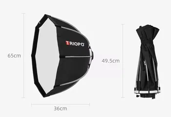 Triopo Ks65 65Cm Flash Speedlite Softbox Draagbare Outdoor Octagon Umbrella Softbox Photo Studio detail image