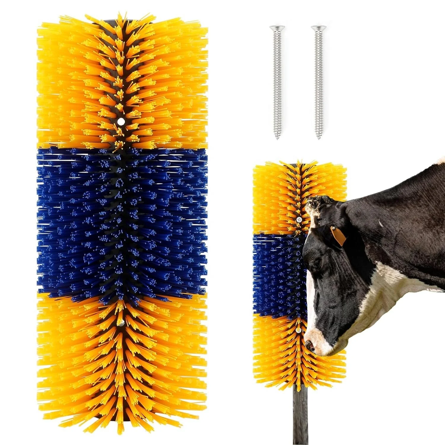 Scratch Brushes Itch Relief Brush Clean Massage Scratch Brushes for Equine Bovine Cow Sheep Pig Deer Livestock Cattle