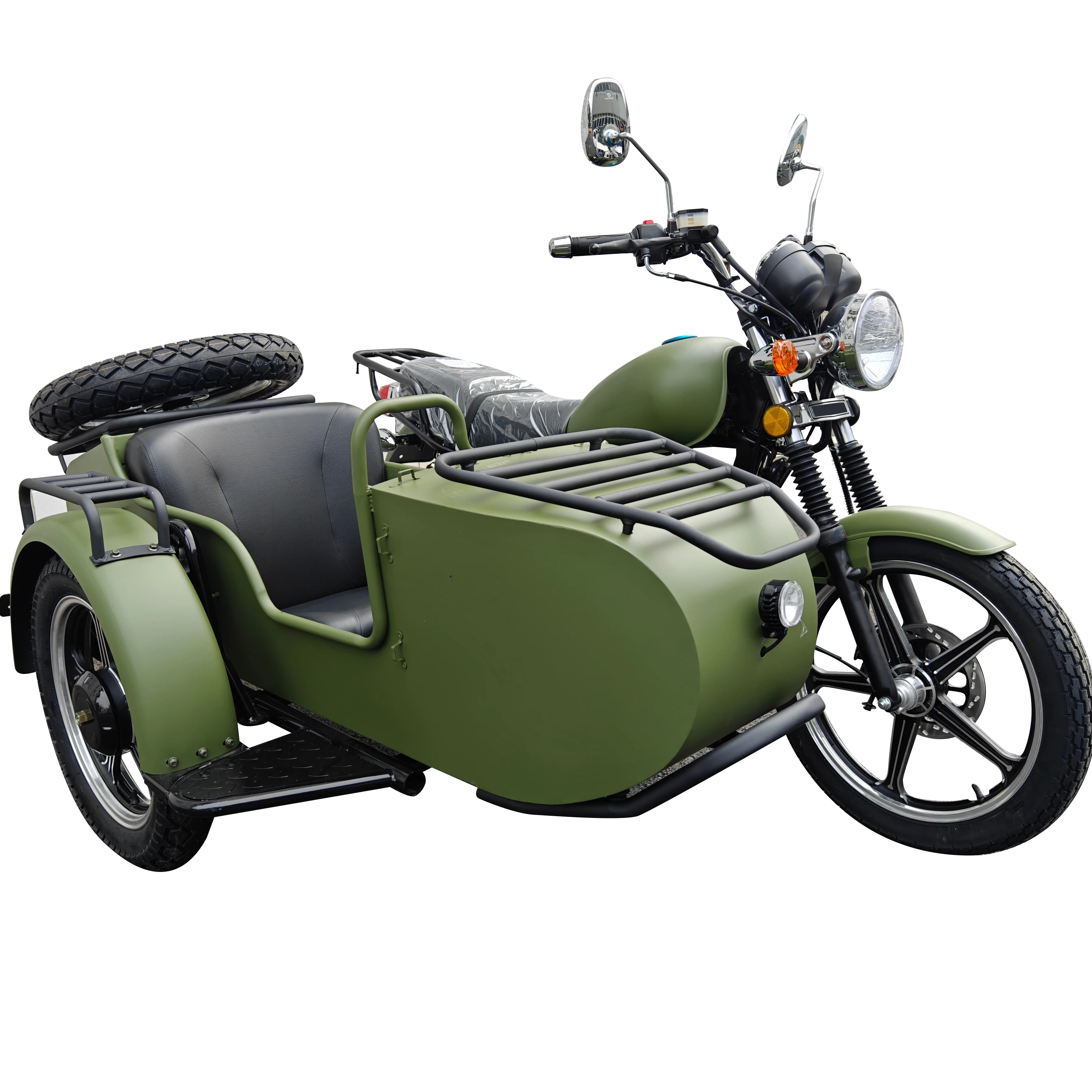 Changjiang 3-Wheel Motorcycle with Sidecar 200CC 500CC