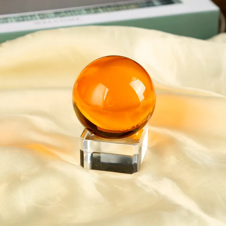 Colorful 40MM 60MM 80MM 100MM 200MM 300MM Pure K9 Crystal Glass Balls Seven Color Crystal Ball