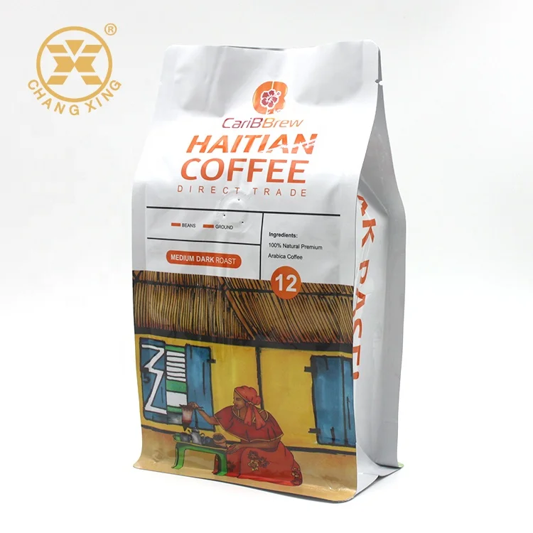 Air Tight Coffee Bag With Tintie Coffee Coffee Sachet Bags With Tinties Reusable Flat Bottom