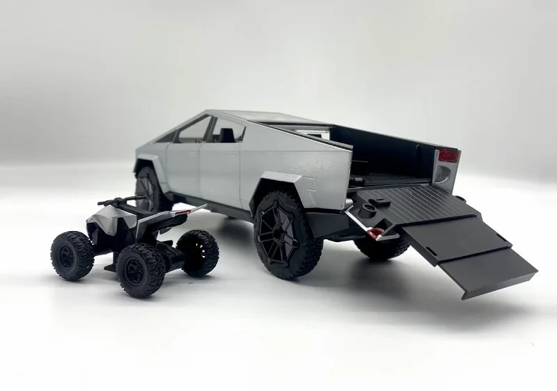 1:24テスラサイバートラックモデルカー光と音の子供のための
