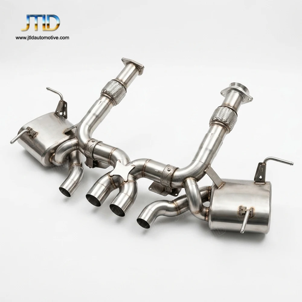 Top-Quality Valve Muffler Catback Exhaust System For Chevrolet Corvette C8 Z06 Stainless Steel