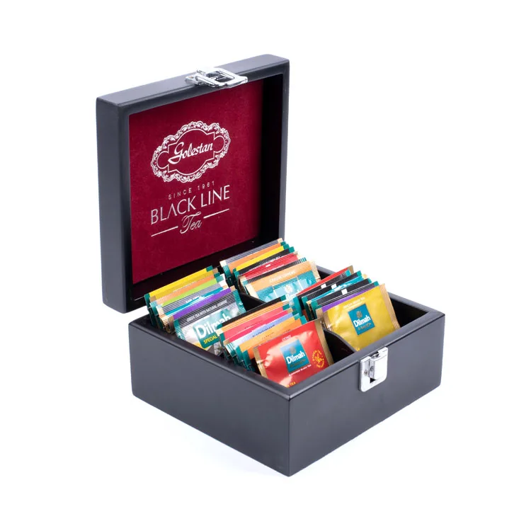 tea bag wood box