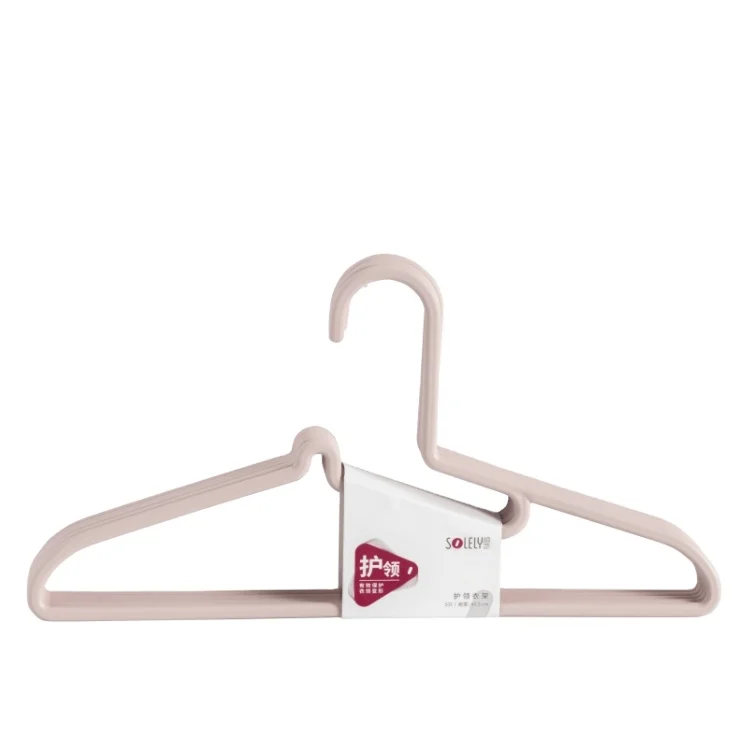 SOLELY Plastic Clothes Hanger with Collar Support Premium Quality Hanging Solution for Your Wardrobe