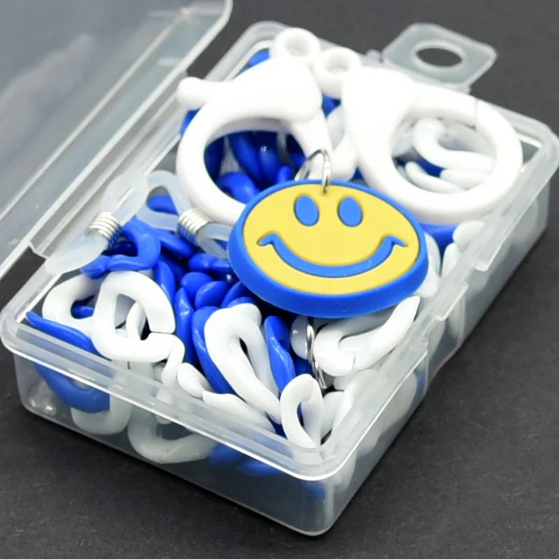 Очки для шеи и солнцезащитные очки глаз с улыбающимся очаровательным акриловым покрытием «сделай сам» аксессуары ручной работы очков Facemask двойного