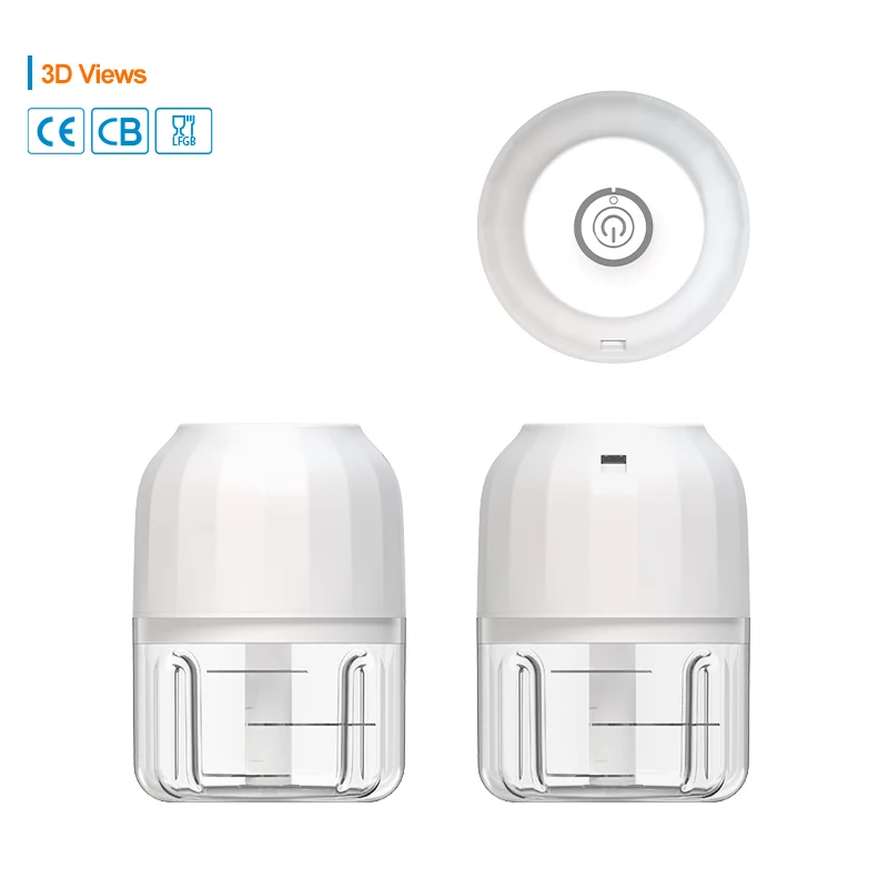 Small Battery Operated Mini Boby Food Chopper Electric Food Processor Kitchen Food Professor