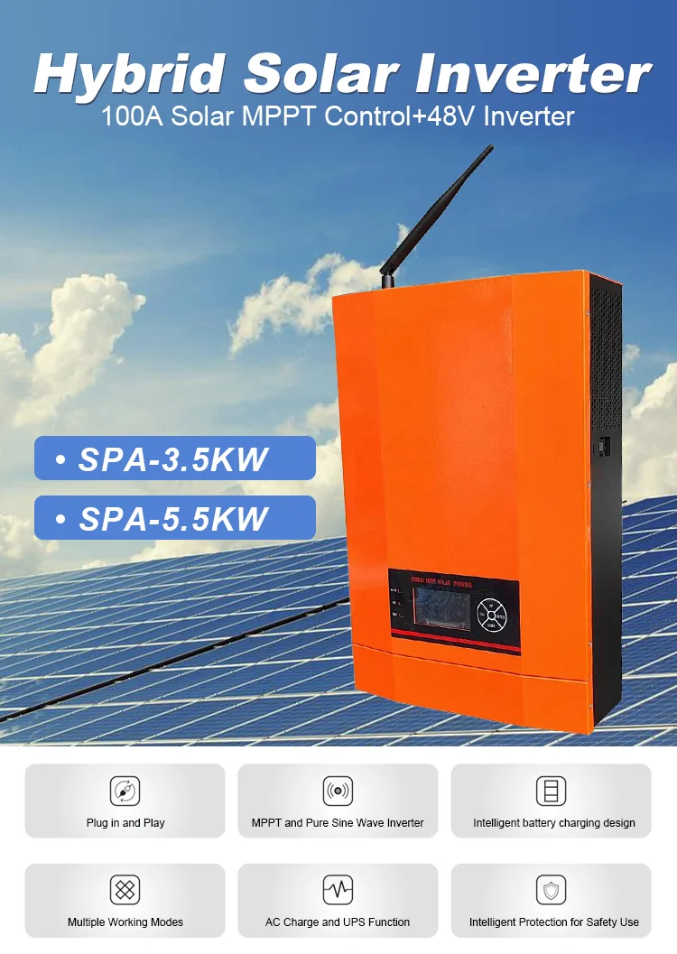 3500w Off Grid Pure Sine Wave Inverter Hybrid 5500w Solar Inverter With
