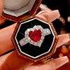 Red corundum ring
