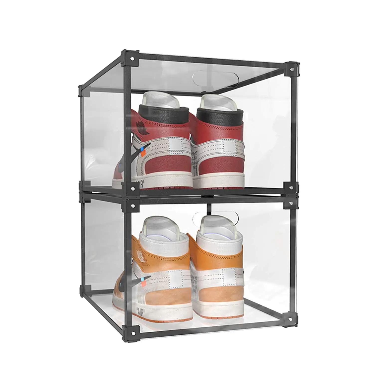 Alibaba.com: East Loft 12 PACK Stackable Shoe Boxes, Clear Plastic Shoe ...