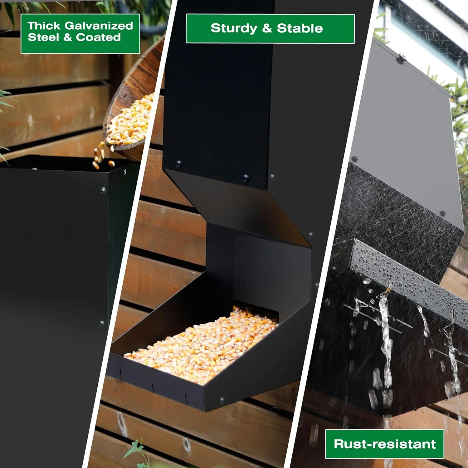 Wildlife Farm Animal Feeder Heavy Duty Metal Deer Tree Feeder Deer Corn