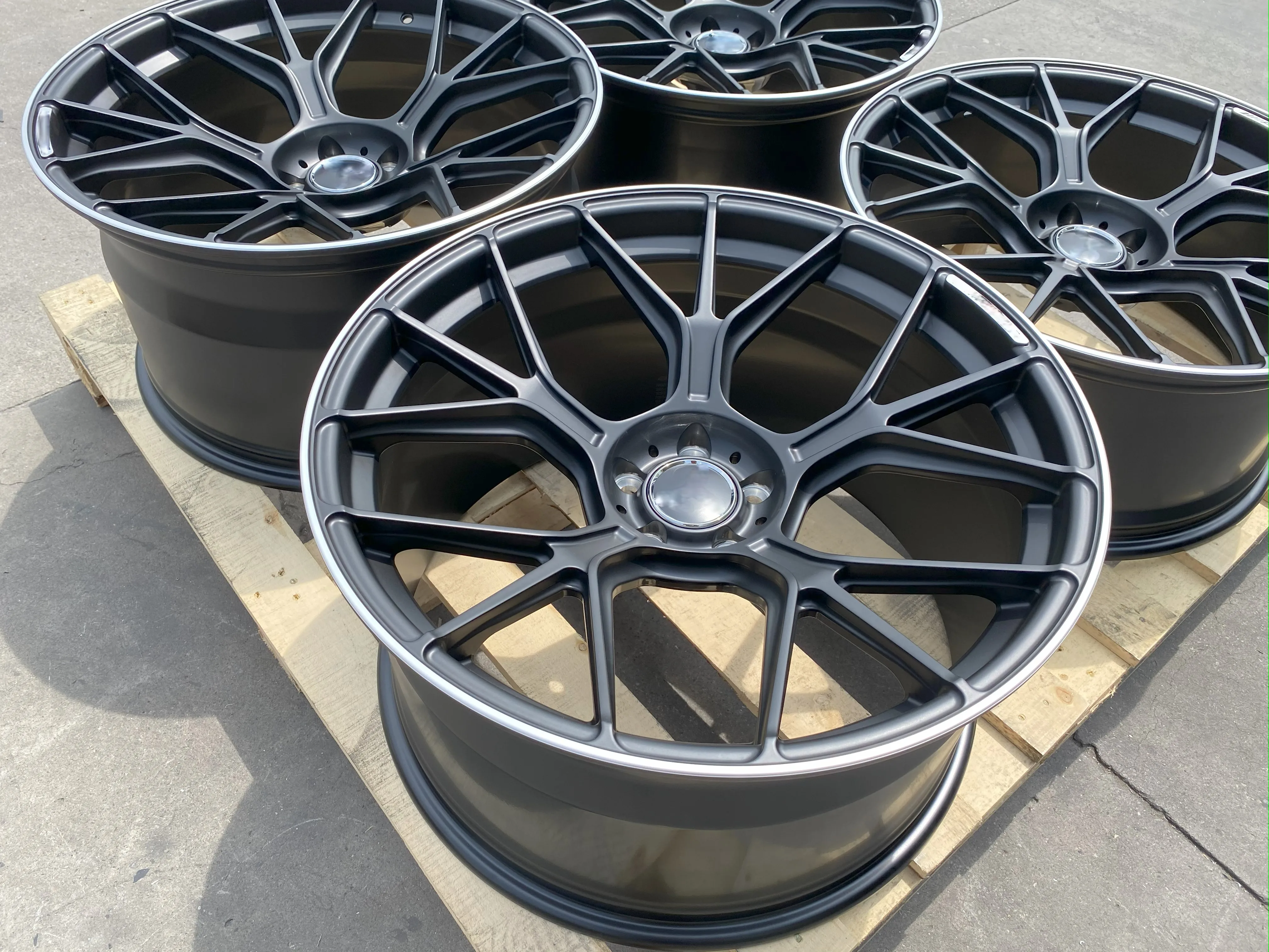 GVICHN black custom forged wheels for racing car 16 - 26 inch aluminum alloy rims 5x112 5x114.3 5x120 wheel hub