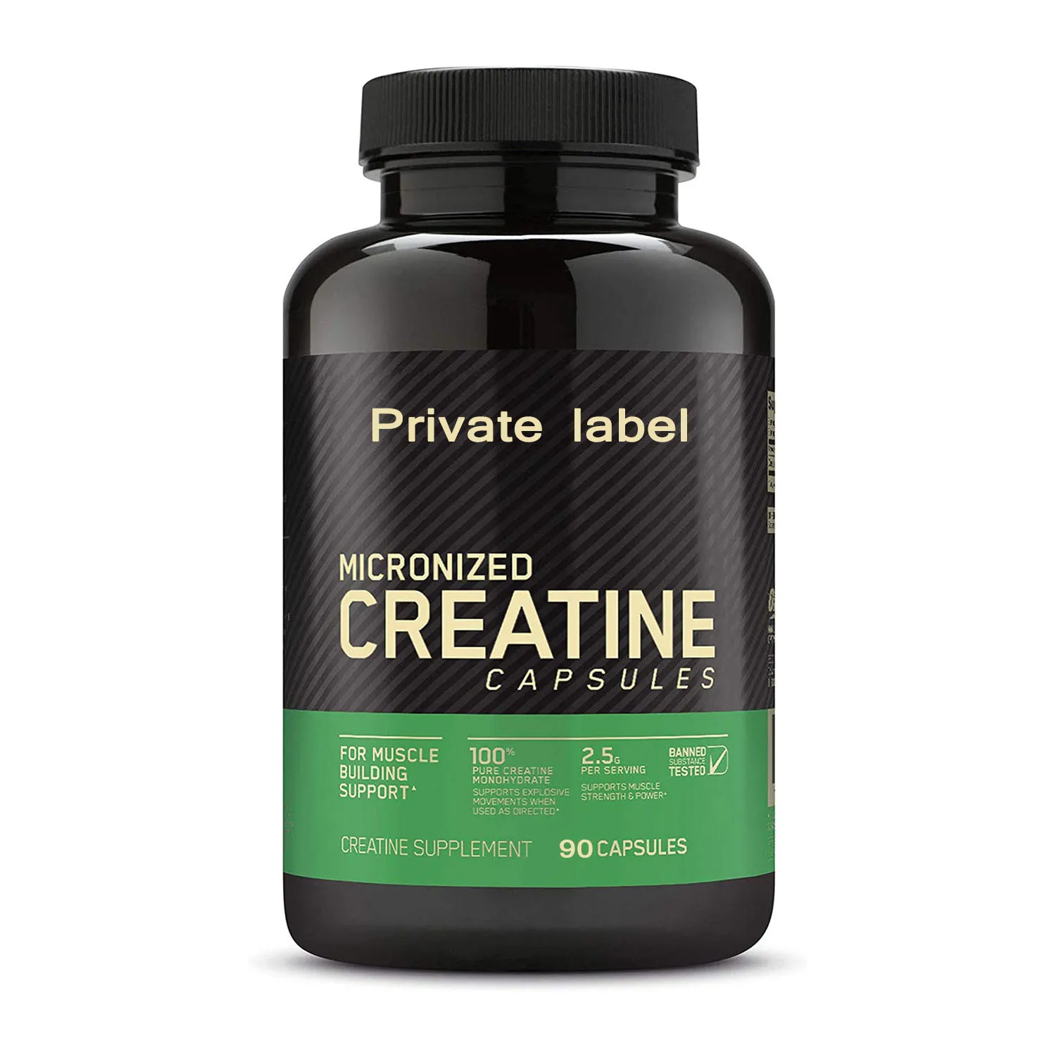 Private Label Micronized Creatine Monohydrate Capsules Amino Acids Pre ...