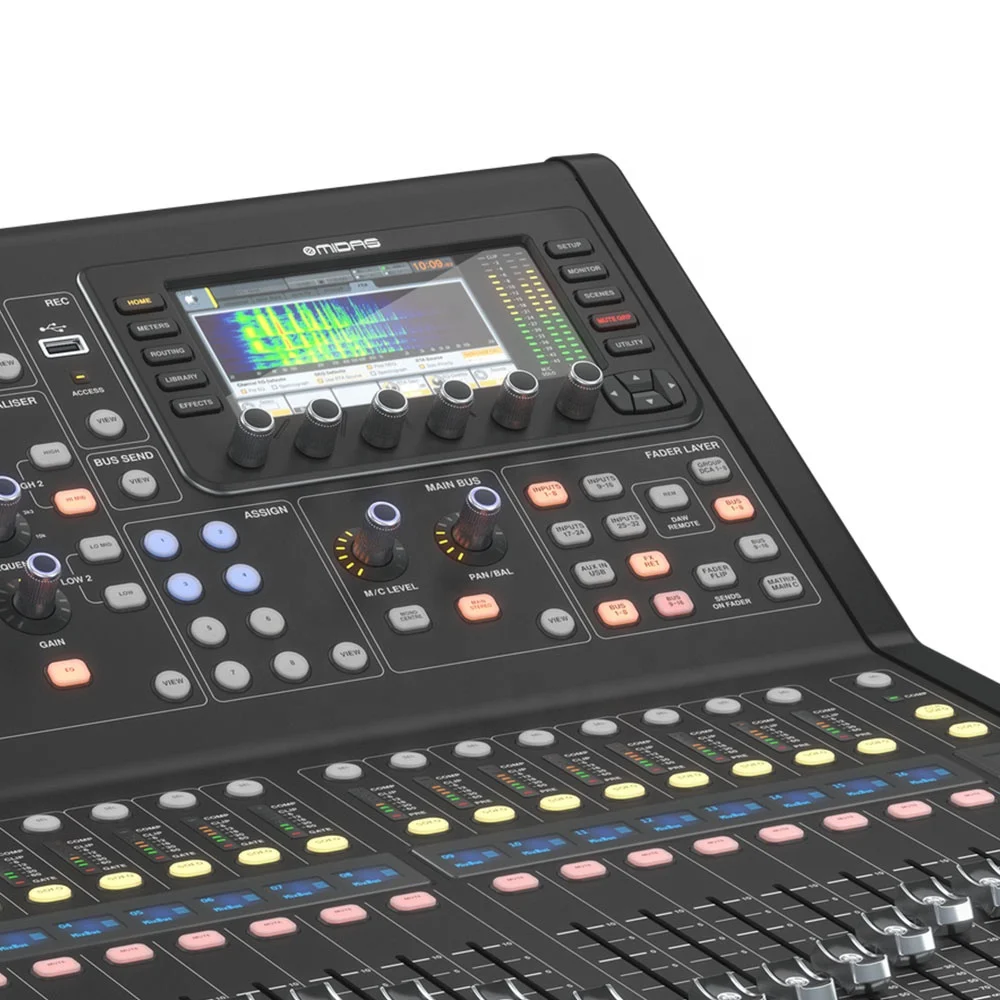 Midas M32R Live 40-Channel Digital Mixer With 16 Midas Preamps 25 Mix Buses Stage Performance Digital Console