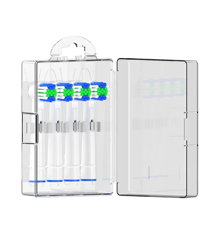 Wholesale cheap Plastic Transparent Portable Travel Electric Toothbrush Heads Storage Box Product Electric Toothbrush Heads Case manufacture