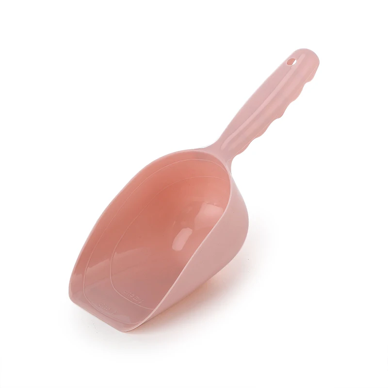 TC4236 OEM 2 Size Custom Plastic Dog Food Spoon Shovel Plastic Pet Feed Scoop for Animal
