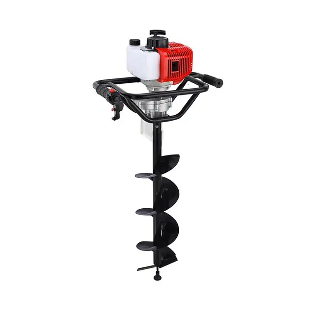 NEOBRISKEN Commercial Gas-Powered Earth Auger Durable & Powerful Hole Digging Equipment