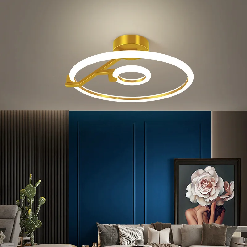 High quality  modern simple led ceiling light decorative bedroom ceiling lamp nordic round led lamp for home