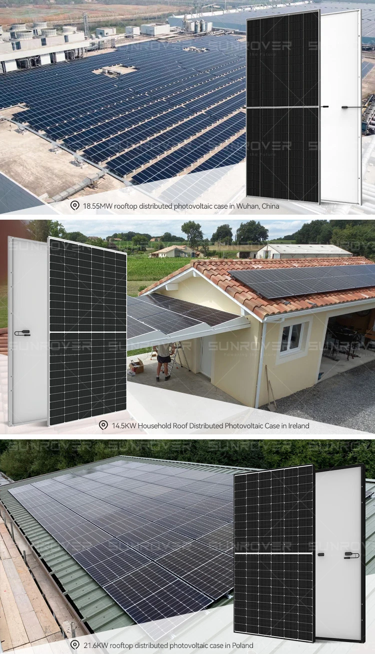 European Warehouse 550w Bifacial Solar Panels 400w 450w 500w 550w 600w