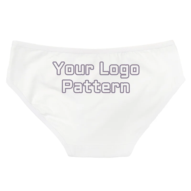 PMUYBHF Women Underwear Cotton Plus Size Custom Letter Logo Low